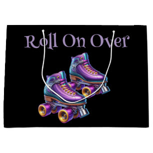Roll On Over Rollerskate Birthday Party Große Geschenktüte