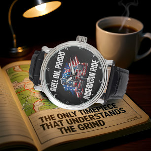 Roll On, Stolz Amerikanische Fahrt Armbanduhr