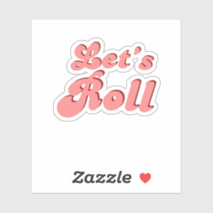 Roll Retro Groovy Roller Skate Geburtstag Teil Aufkleber