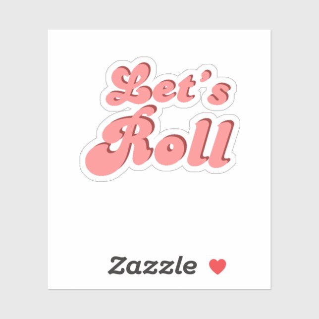 Roll Retro Groovy Roller Skate Geburtstag Teil Aufkleber (Blatt)