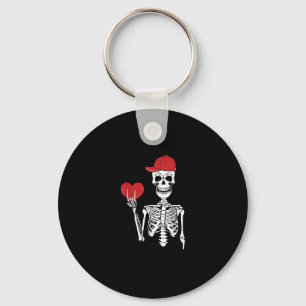 Roll Skeleton Hands Herz Valentinstag Skull Schlüsselanhänger