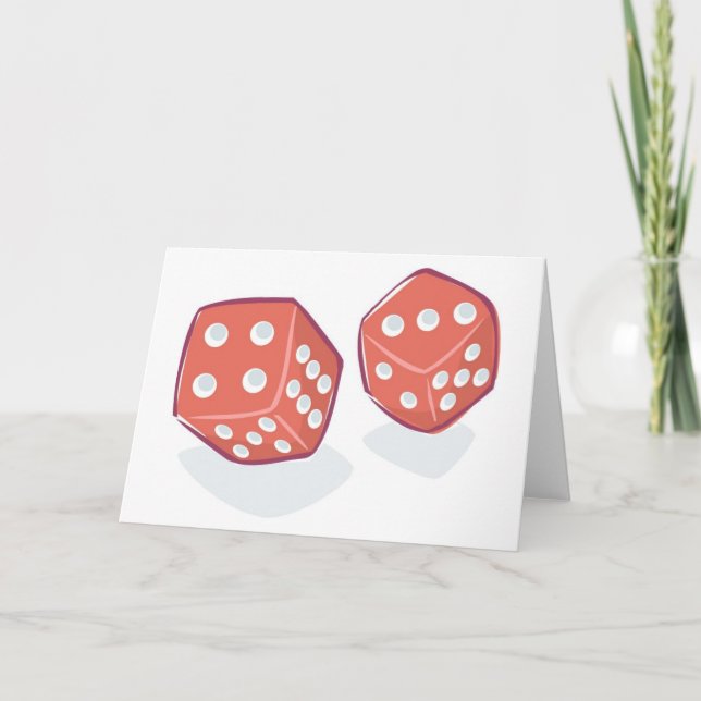 Roll the Red Dice Karte (Vorderseite)
