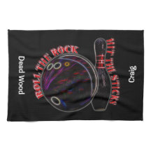 Roll the Rock Team Bowling Handtücher