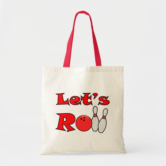 Roll Tote Bag - Bowling-Gastgeschenken Tragetasche (Vorne)