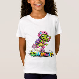Roll With It Roller Turtle Kinder T-Shirt