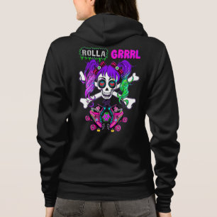 Rolla Grrl Punk Rock Roller Girl hoodie