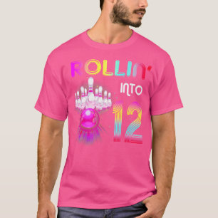 Rolla in die 12 Bowling-Geburtstagsfeier 12. Gebur T-Shirt