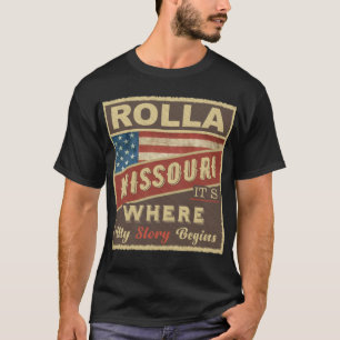 ROLLA, MO Hier beginnt meine Geschichte T-Shirt