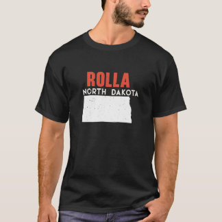 Rolla North Dakota USA Staat America Travel T-Shirt