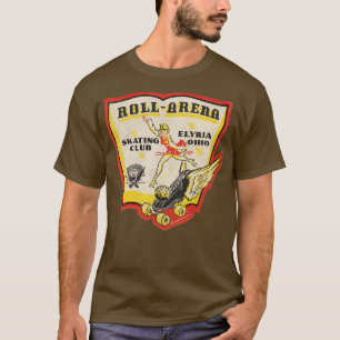 RollArena Rollschuhbahn Vintage Ehemaliger Eislauf T-Shirt