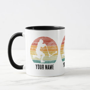 Rollaustausch Sonnenuntergang Retro E-Scooter Desi Tasse