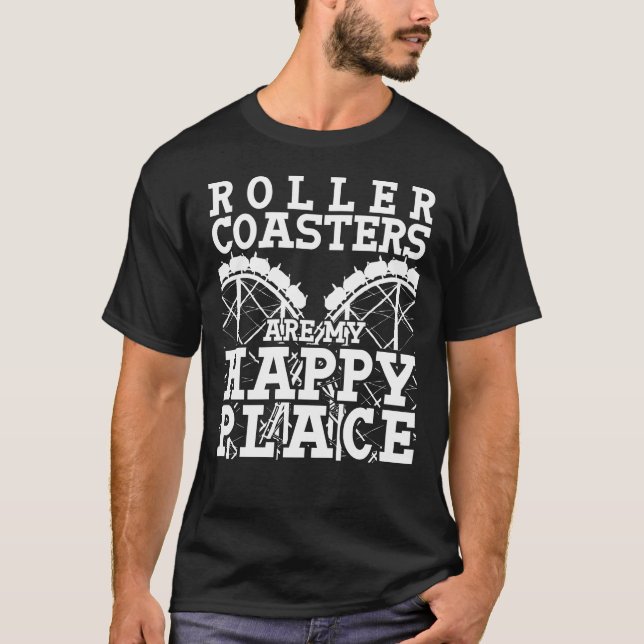 Rollbahn Faires Roller Untersetzer T-Shirt (Vorderseite)