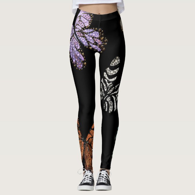 Rollbahn-Fliege Leggings (Vorderseite)