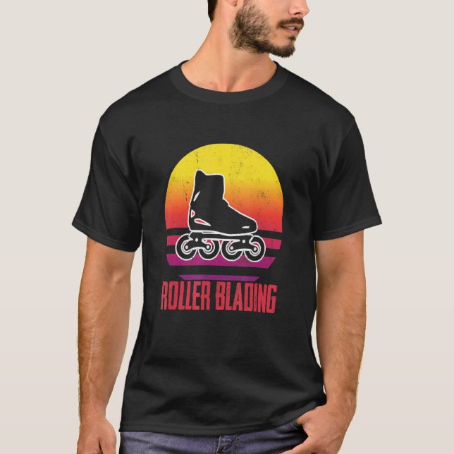 Rollblading Skate Roller Skaten Inline Skatin T-Shirt (Vorderseite)