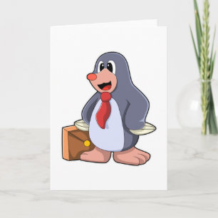 Rolle als Unternehmer mit Beutel Karte