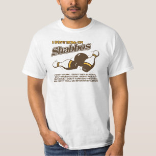 Rolle auf Shabbos Typ T-Shirt