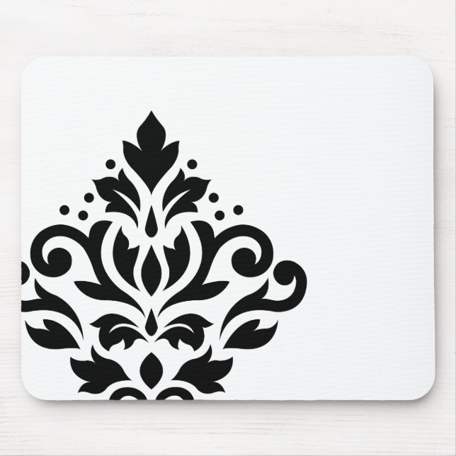 Rolle-Damast glich I BW aus Mousepad (Vorne)