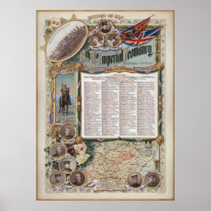 Rolle der Ehrengesellschaft 8. Poster