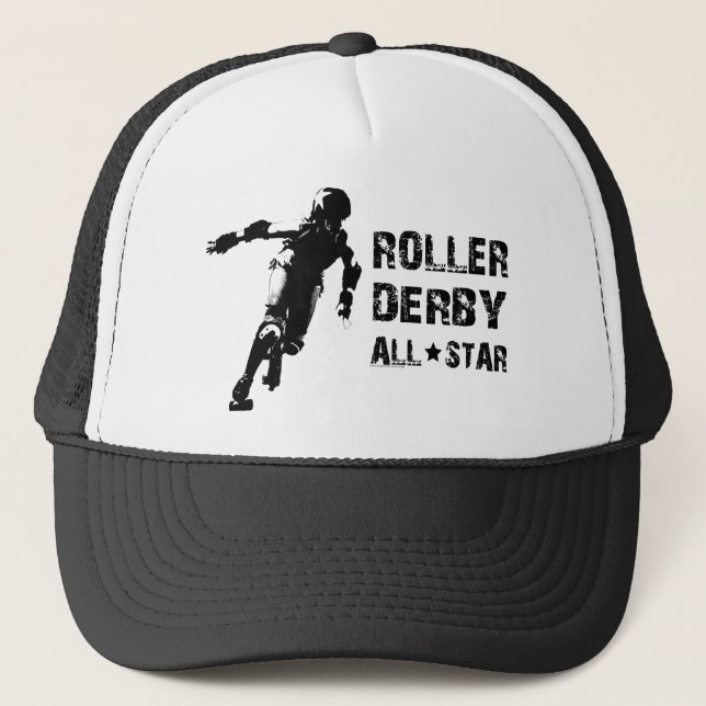 ROLLE DERBY ALL-STAR- TRUCKERKAPPE (Vorderseite)