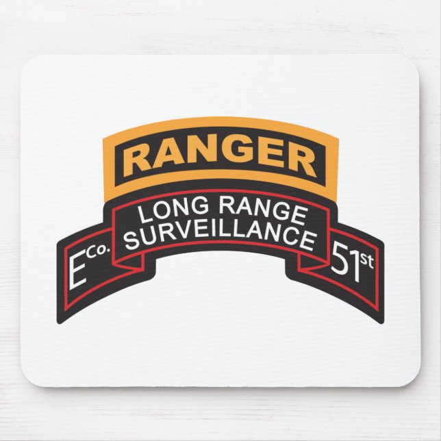 Rolle E Co 51. Infanterie-LRS, Förster-Vorsprung Mousepad (Vorne)