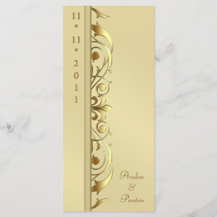 Rolle-Hochzeits-Programm Großherzogin-Gold Programm