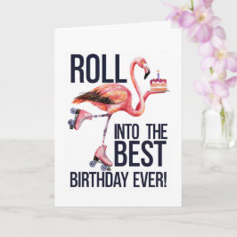Rolle in deinen besten Geburtstag ever lustiger Fl Karte