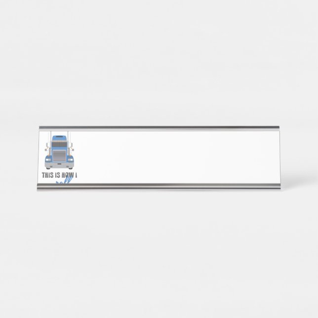 Rolle Schreibtischnamensplakette (Vorderseite )