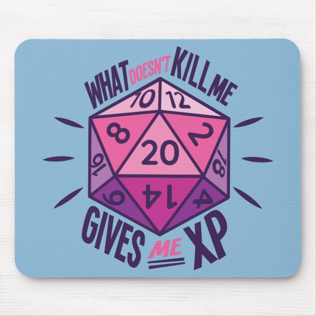 Rolle spielen, was mich nicht umbringt, gibt mir X Mousepad (Vorne)