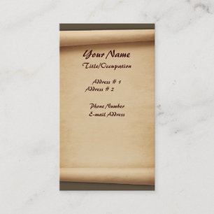 Rolle-Visitenkarten Visitenkarte