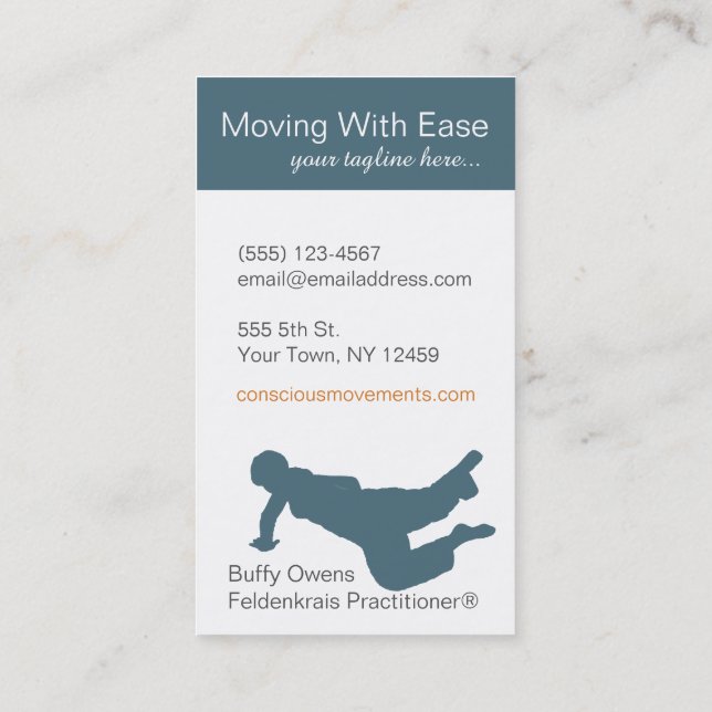 Rollen auf Wiederholungs-Visitenkarten Visitenkarte (Rückseite)