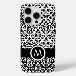Rollen-Damask-2Part-Ptn-BW-Band (Custom) Case-Mate iPhone Hülle
