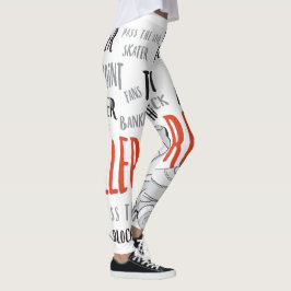 Rollen-Derby-Hosen Leggings