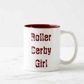 Rollen-Derby-Mädchen - Schale Zweifarbige Tasse
