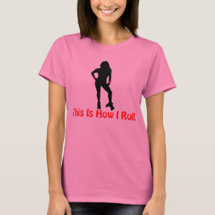 Rollen-Derby-Rolle T-Shirt