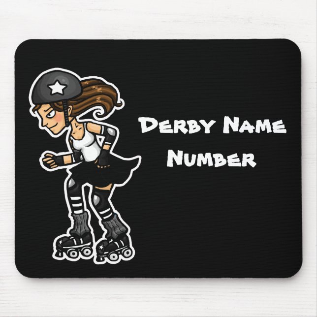 Rollen-Derby-Störsender kundengerecht Mousepad (Vorne)