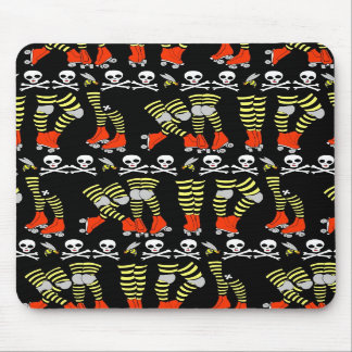 Rollen-Derby-Streifen mousepad