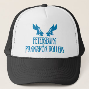 Rollen-Fernlastfahrer-Hut-Blau 2 Petersburgs Truckerkappe