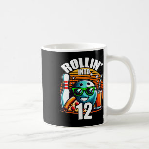 Rollen in die 12 Bowling-Geburtstagsfeier 12. Gebu Kaffeetasse