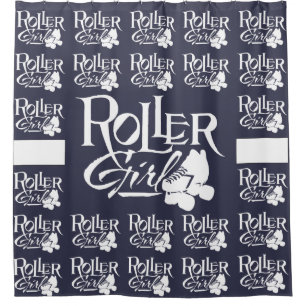 Rollen-Mädchen, Rolle Derby Duschvorhang
