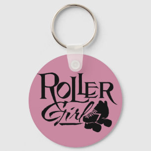Rollen-Mädchen, Rolle Derby Schlüsselanhänger