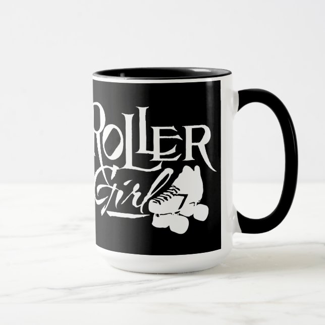 Rollen-Mädchen, Rolle Derby Tasse (Rechts)