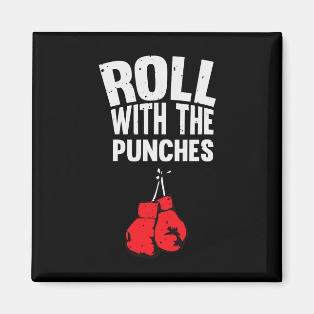 Rollen mit den Boxhandschuhen Magnet (Vorne)
