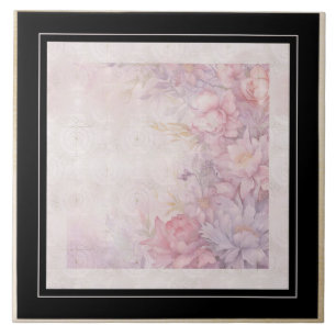 Rollen mit Rose Viktorianischer Stil Fliese