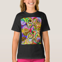Rollen Pastel geometrischer abstrakter T - Shirt