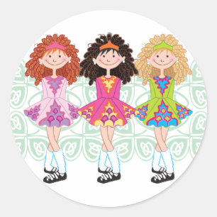 Rollen-Princesses Runder Aufkleber