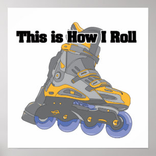 Rollen (Rollenklingen/Inline-Skate) Poster