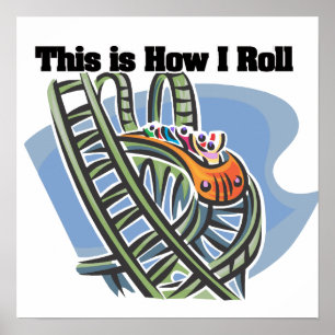 Rollen (Roller-Untersetzer) Poster