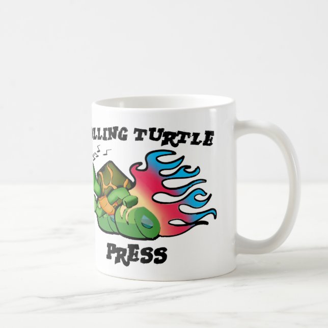 Rollen-Schildkröte-Presse-Tasse Tasse (Rechts)