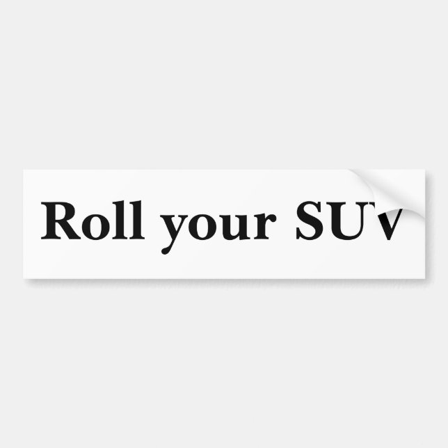 Rollen Sie Ihr SUV Autoaufkleber (Vorne)