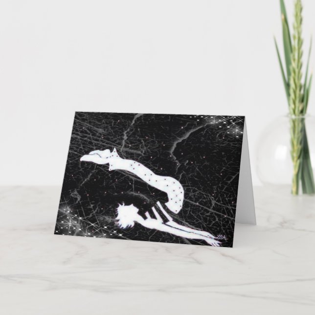 Rollen Sie vorbei zu einem neuen Sie Pilates Karte (Vorderseite)